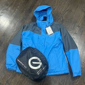 Venustas Coat Women's Medium 3 in 1 Blue Heated Jacket Battery Pack Case